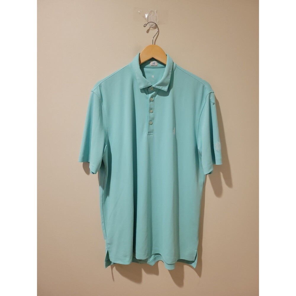 Johnnie-O Innis Arden Golf Club Polo Shirt Men’s L Green Performance Top